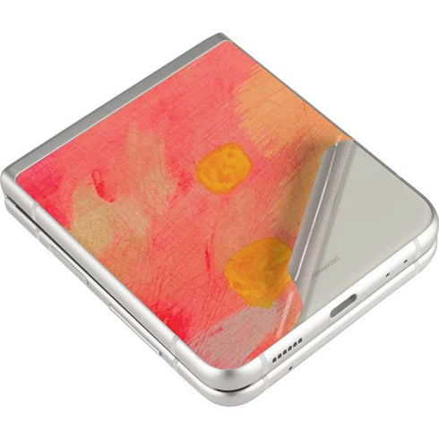 Colored Finger Paint Galaxy Z Flip3 5G Skin